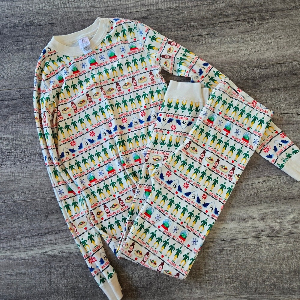 Hanna Andersson Elf Movie Pajamas Kids 14 Organic Cotton Raised By Elves Set